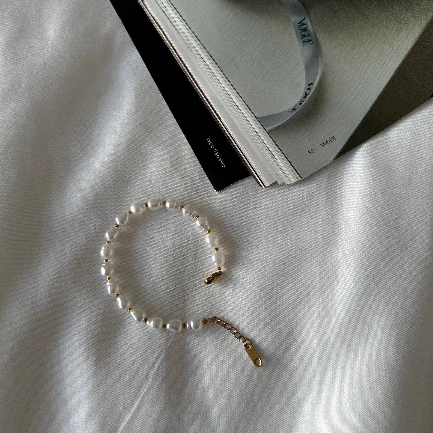 Pearl shimmer bracelet