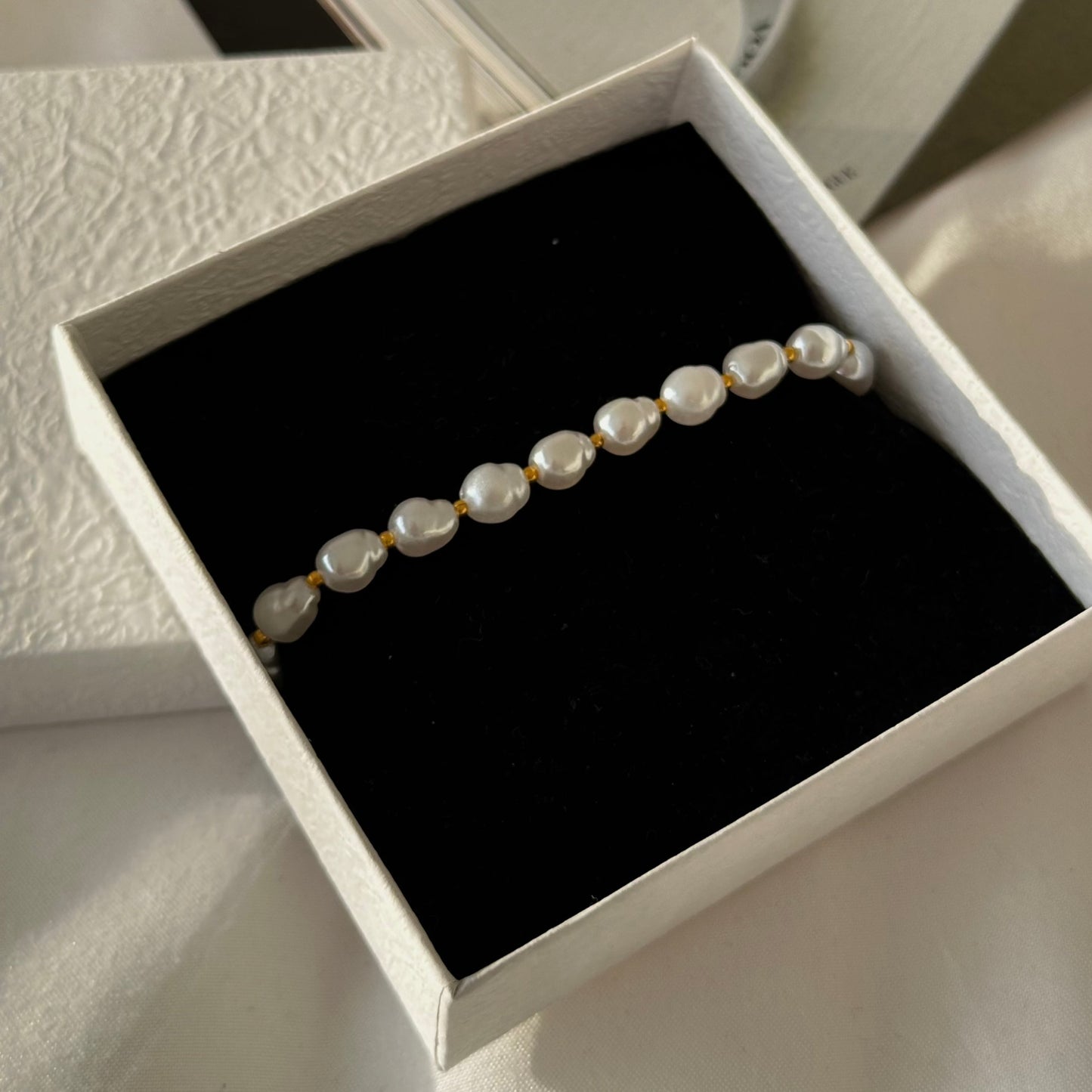 Pearl shimmer bracelet